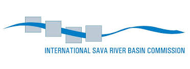 Nemzetközi Száva Medence Bizottság logója